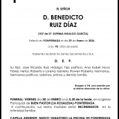 BENEDICTO RUIZ DÍAZ