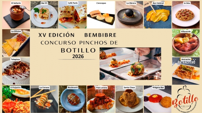 Collage de fotos de los pinchos participantes