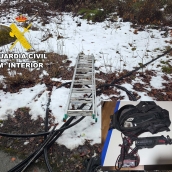 Hurto cobre en Páramo del Sil