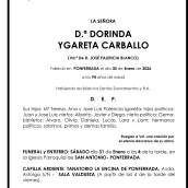 DORINDA YGARETA CARBALLO