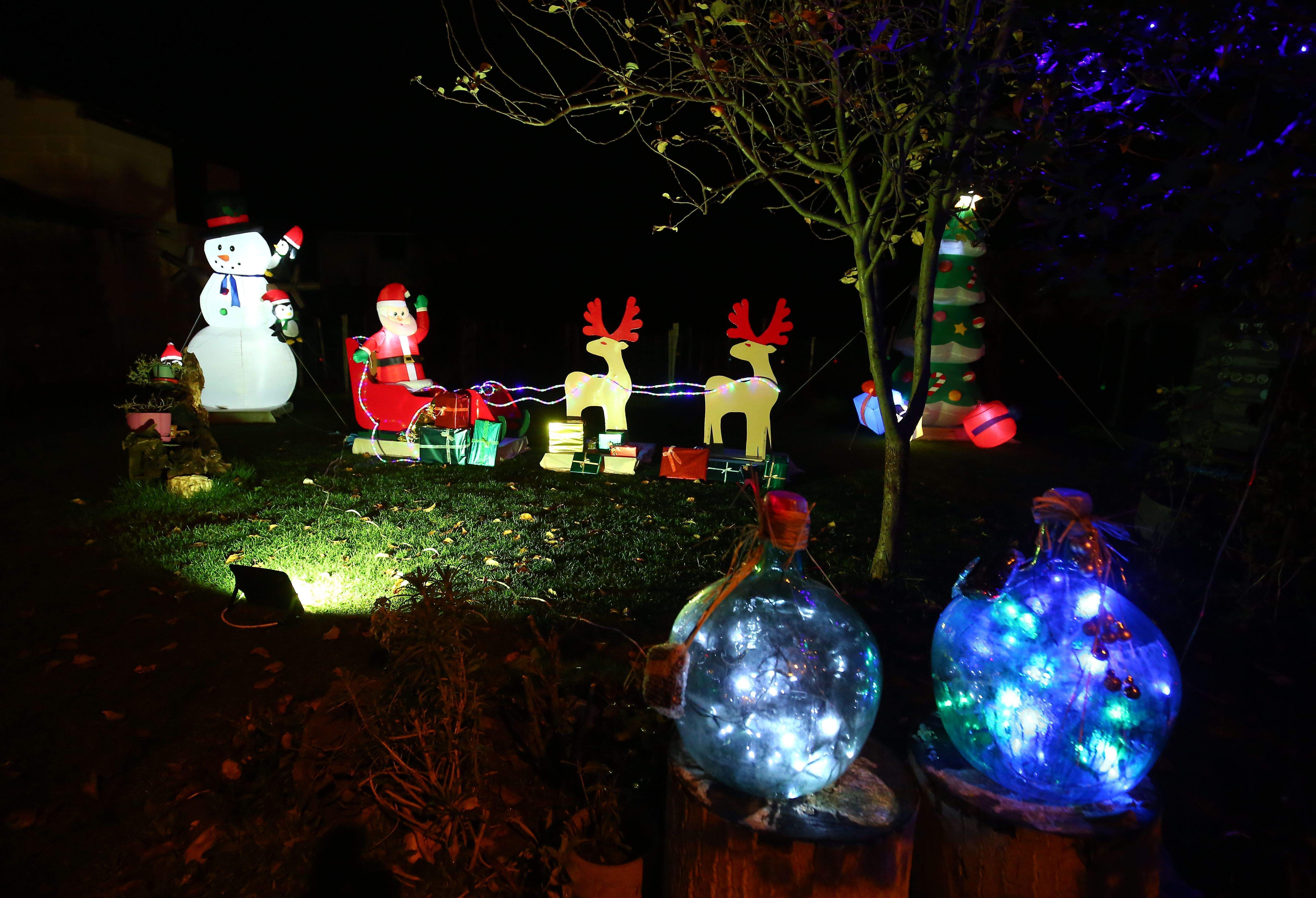 Iluminacion navideña en la localidad de San Andrés de Montejos Iluminacion navideña en la localidad de San Andrés de Montejos