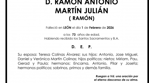 RAMON ANTONIO MARTIN JULIAN
