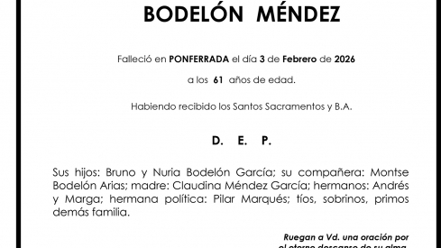 ROBERTO  BODELÓN  MÉNDEZ 