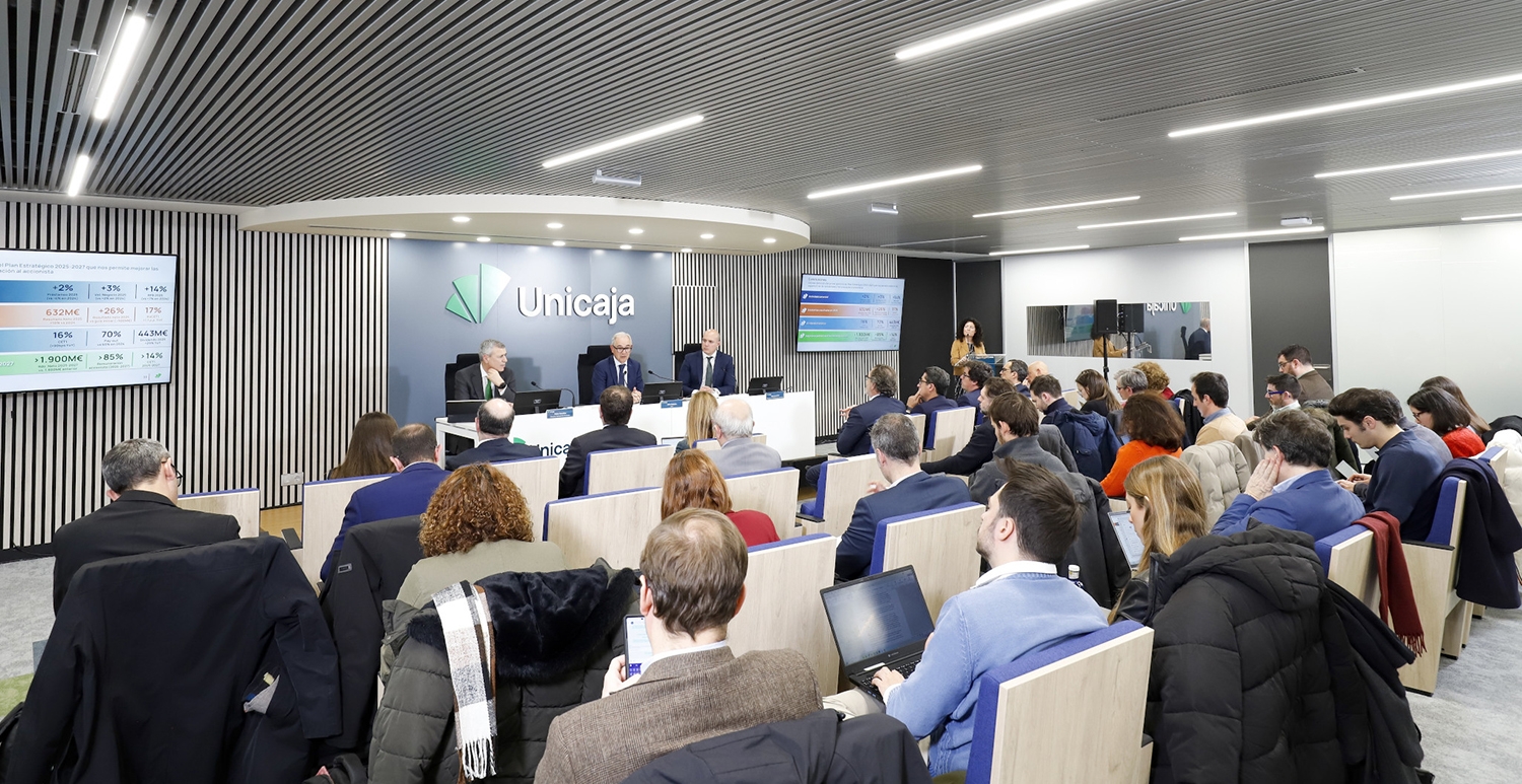 Presentación de los datos de Unicaja 2