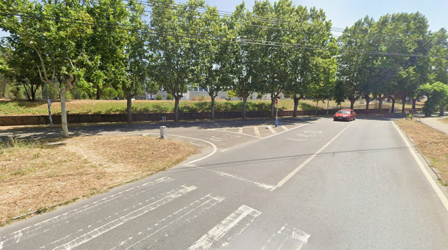 Punto donde se instalará los nuevos accesos a Ciuden y la Térmica Cultural 