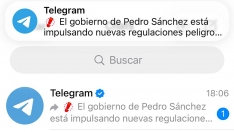 Mensaje de Telegram