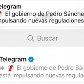 Mensaje de Telegram