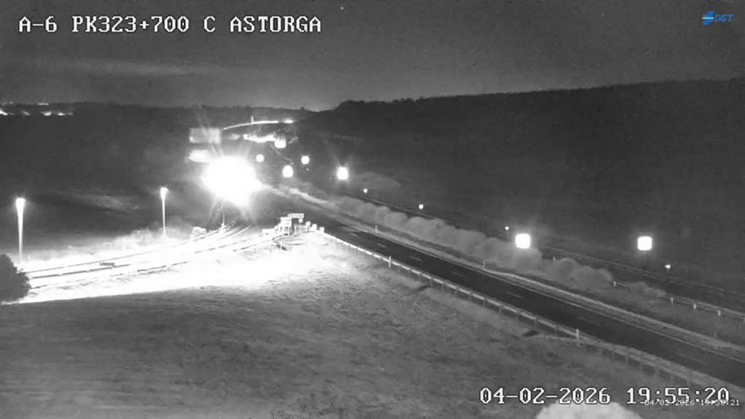 Estado de la A6 a su paso por Astorga