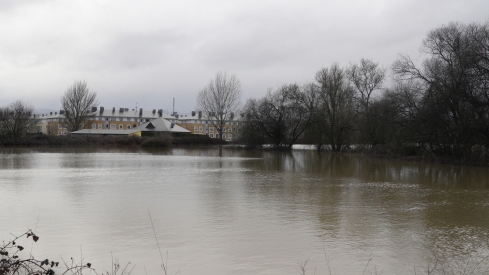Campos inundados en Camponaraya debido a las intensas lluvias | Foto: César Sánchez, ICAL (2)