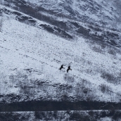 César Sánchez / ICAL. Nieve en la localidad de San Cristóbal de Valdueza 