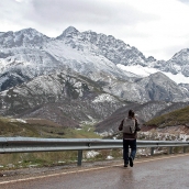Peio García / ICAL . La nieve sólo llega a las cumbres en los valles de Babia y Laciana (León)