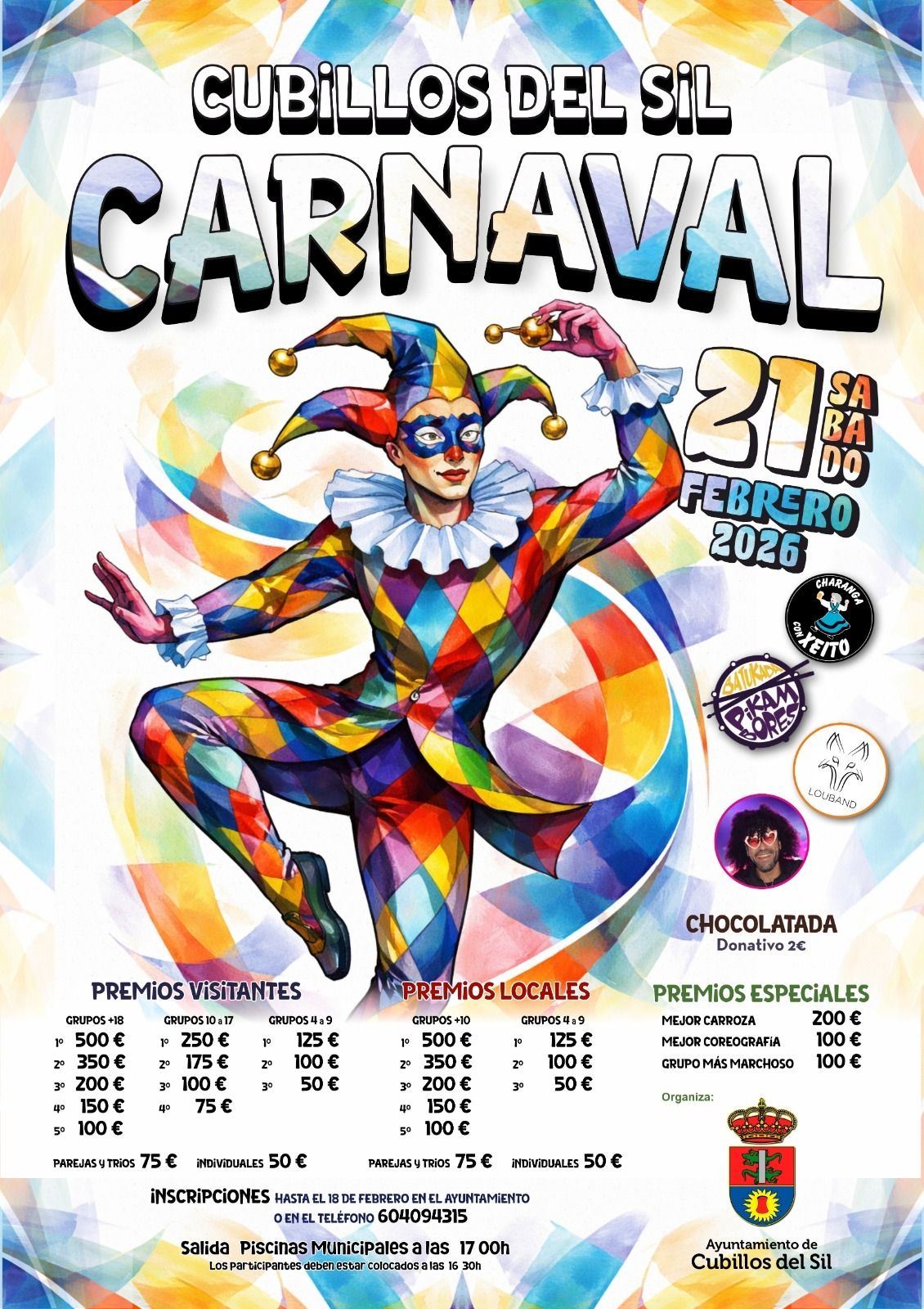 Cartel Carnaval Cubillos del Sil 2026