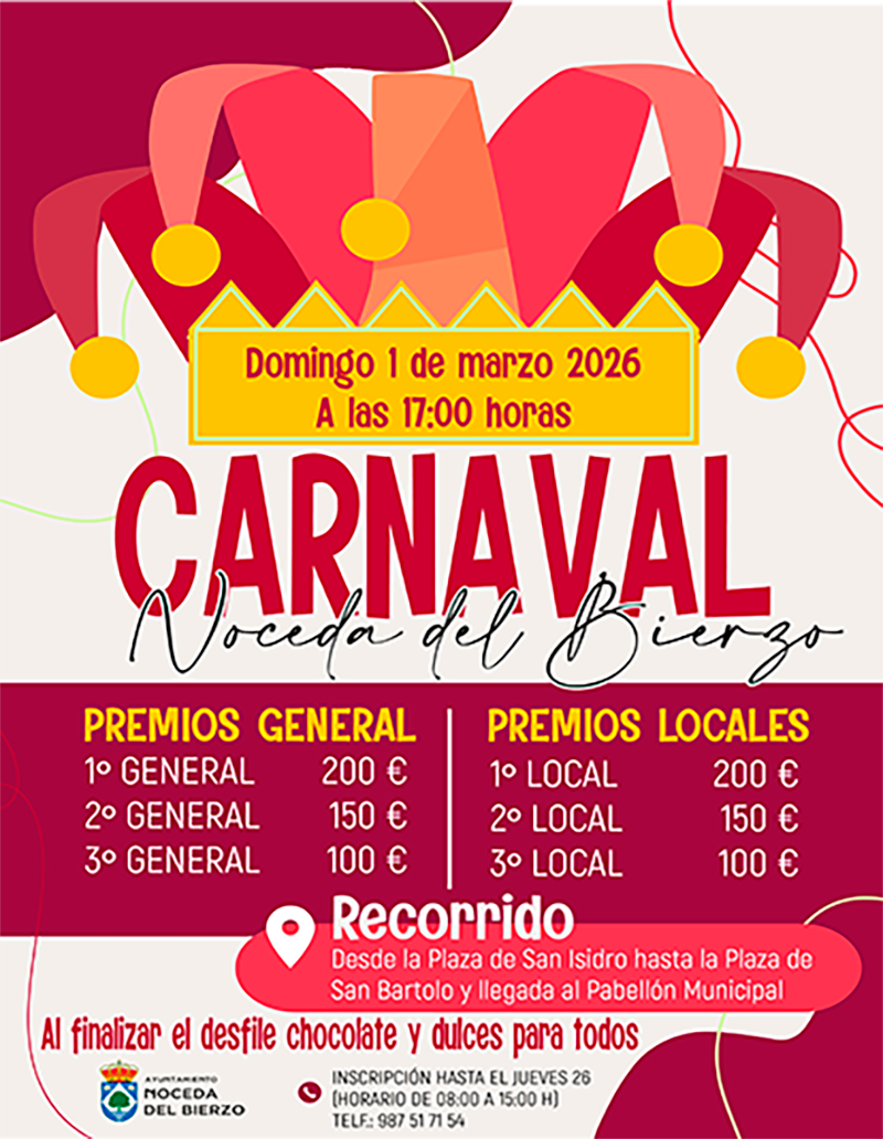 NOCEDA. Carnaval 2026 NOCEDA. Carnaval 2026