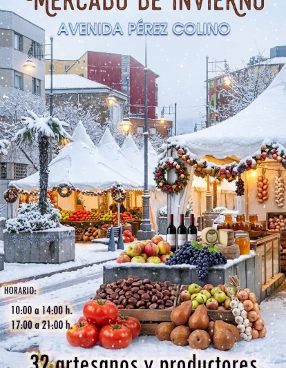 Cartel del Mercado de Invierno de Ponferrada