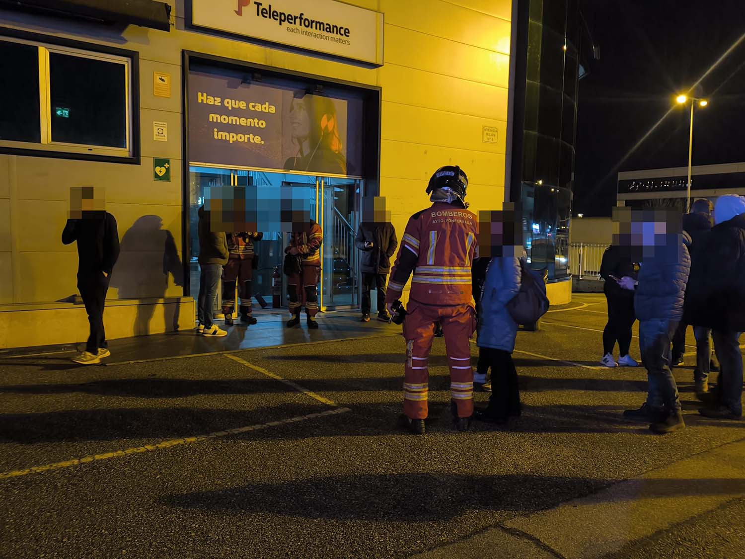 Desalojo Teleperformance Ponferrada