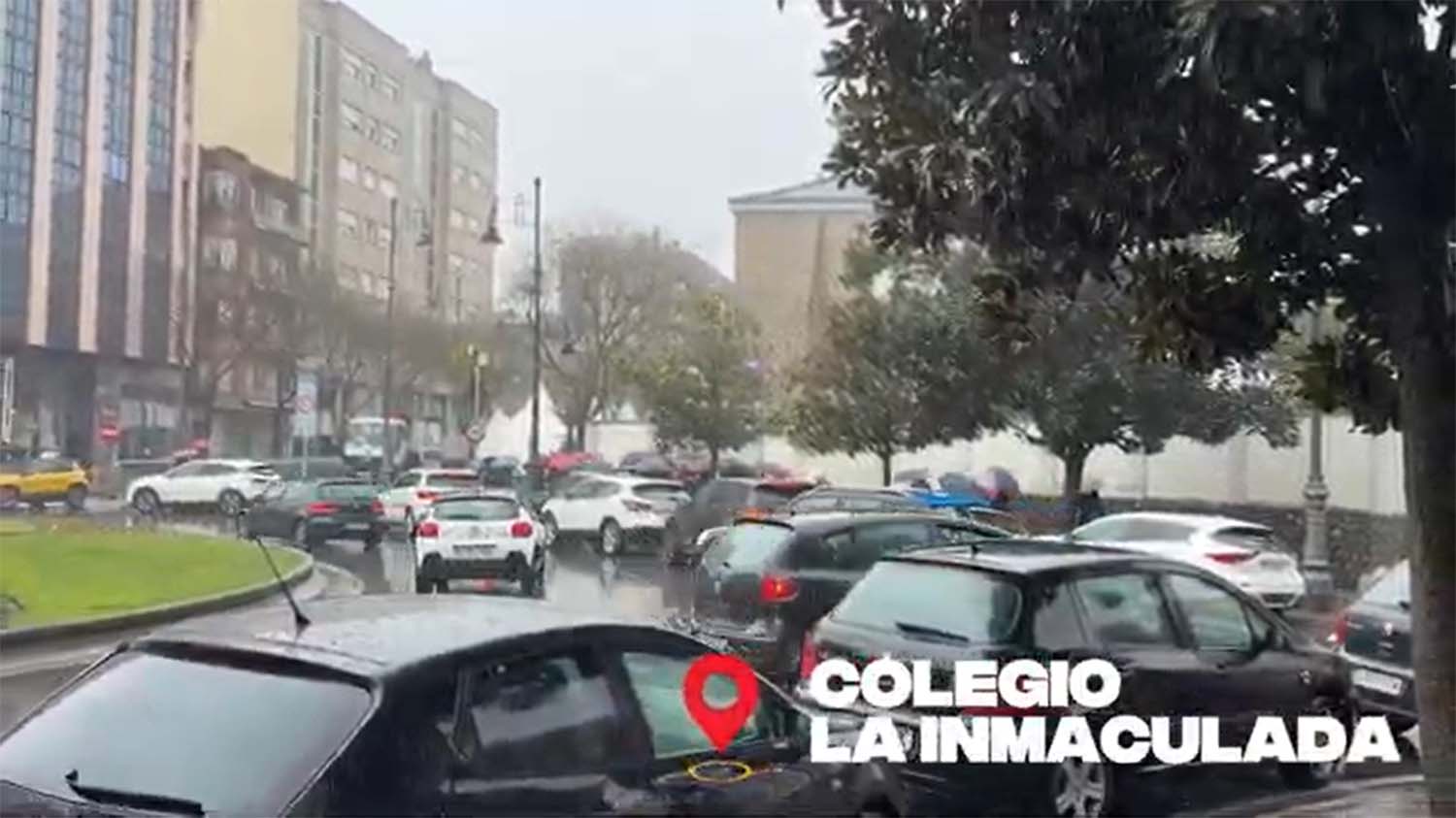 Atascos colegios Ponferrada