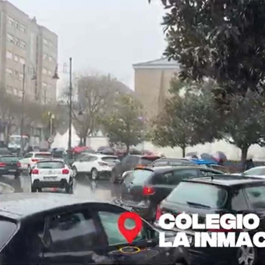 Atascos colegios Ponferrada