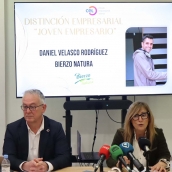 Daniel Velasco, de Bierzo Natura, premio Joven Empresario del CEL Daniel Velasco, de Bierzo Natura, premio Joven Empresario del CEL