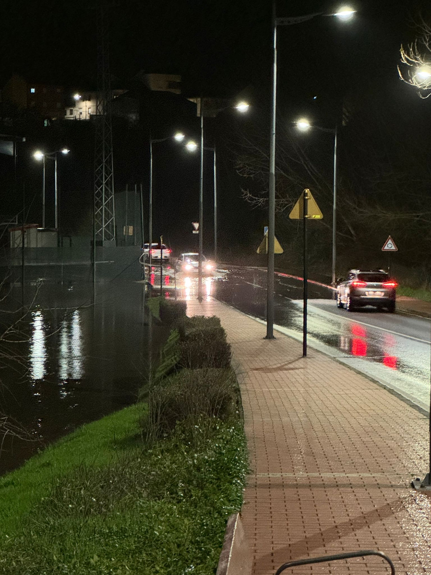 Desbordamiento del río Boeza en Bembibre 3