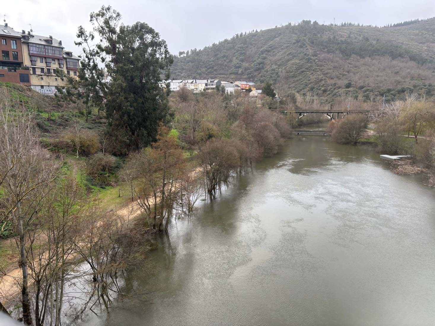 Desbordamiento del río Sil a su paso por Ponferrada (3)