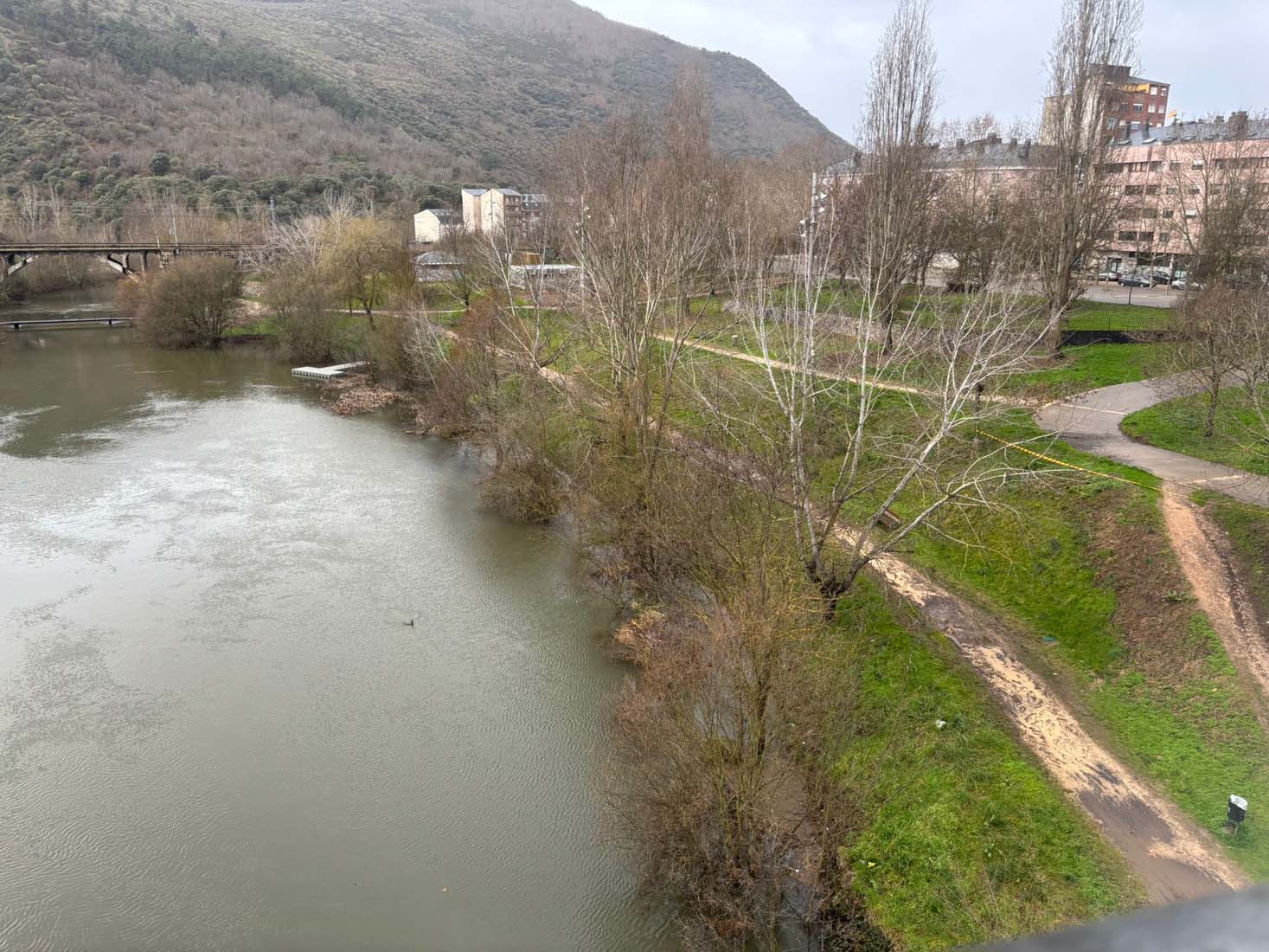 Desbordamiento del río Sil a su paso por Ponferrada (5)