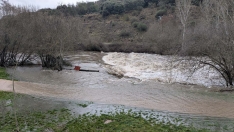 Desborde del Sil a su paso por Ponferrada (4)