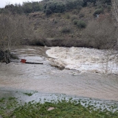 Desborde del Sil a su paso por Ponferrada (4)