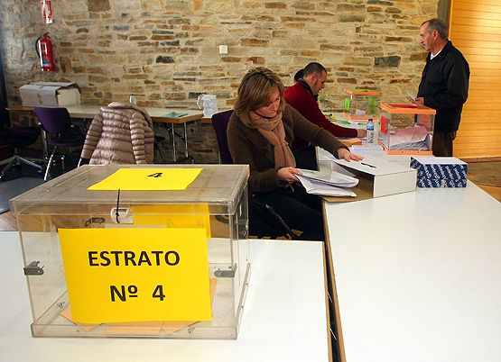 Votación de los bodegueros en el Consejo Regulador esta tarde (César Sánchez)