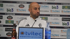 Nafti, entrenador de la Ponferradina en imagen de archivo