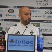 Nafti, entrenador de la Ponferradina en imagen de archivo