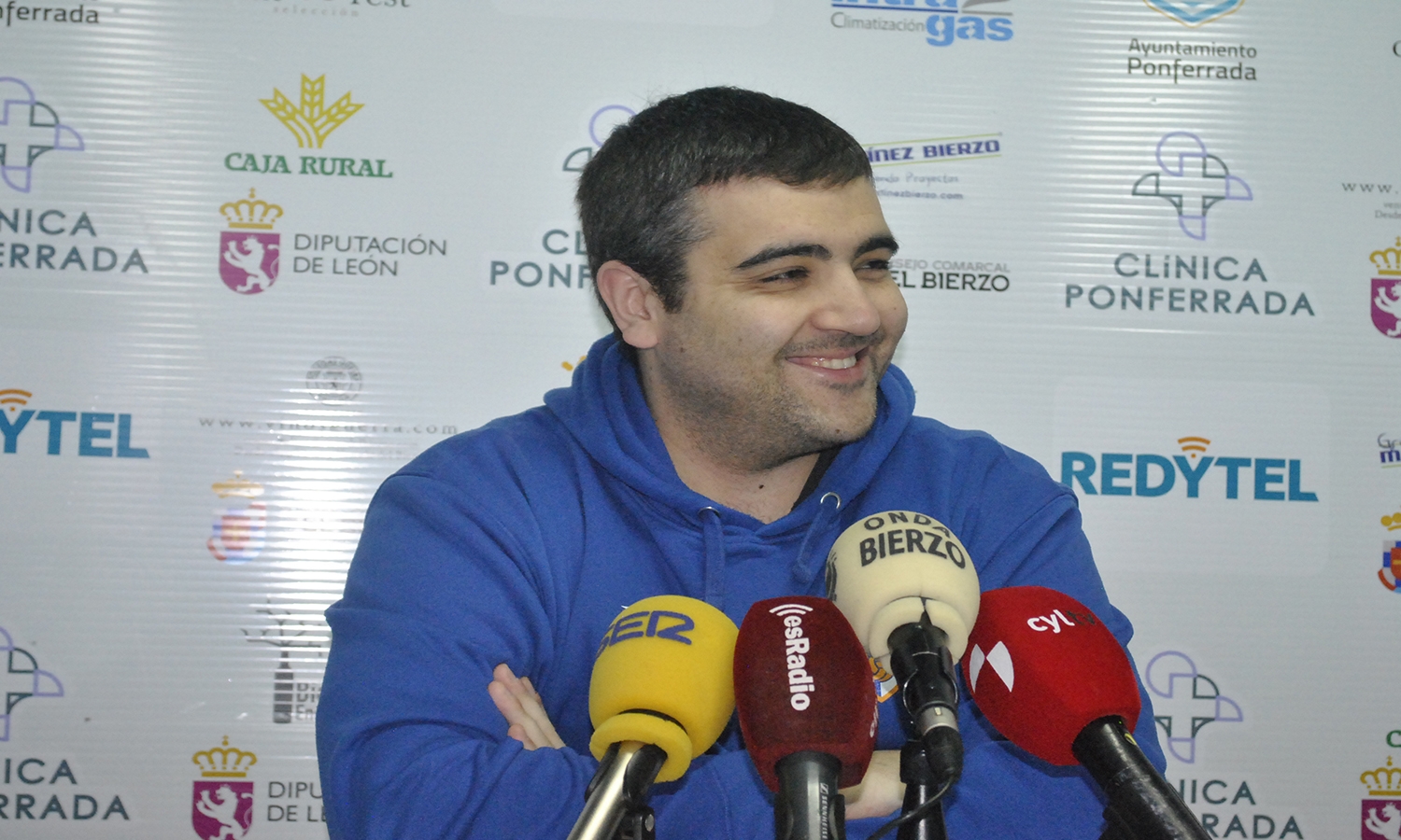 Oriol Pozo en rueda de prensa