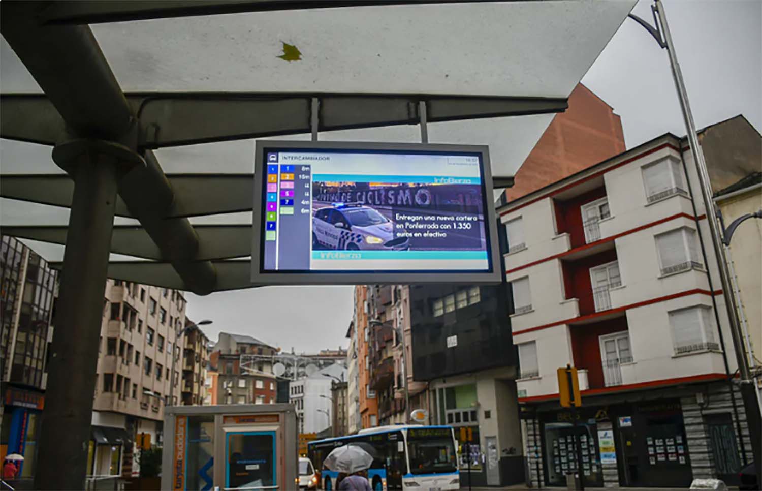 Pantallas autobuses urbanos Ponferrada Pantallas autobuses urbanos Ponferrada