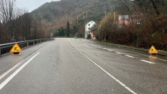 Imagen de archivo de la carretera CL 631 en Páramo del Sil Imagen de archivo de la carretera CL 631 en Páramo del Sil