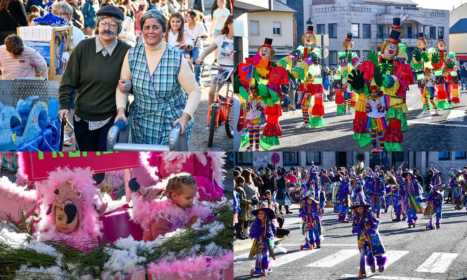 Collage carnaval de Fabero 