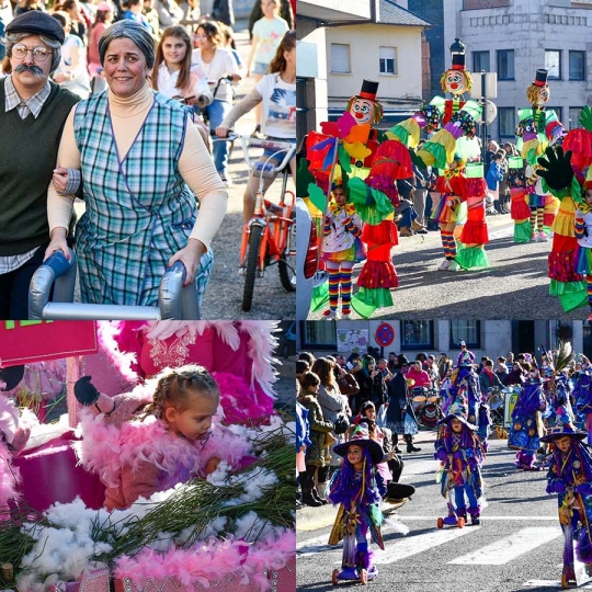Collage carnaval de Fabero 