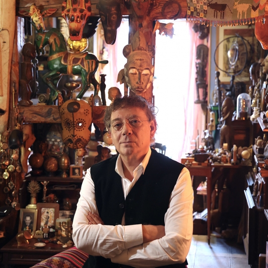 Juan Lázaro / ICAL . El poeta y artista visual leonés Juan Carlos Mestre Juan Lázaro / ICAL . El poeta y artista visual leonés Juan Carlos Mestre