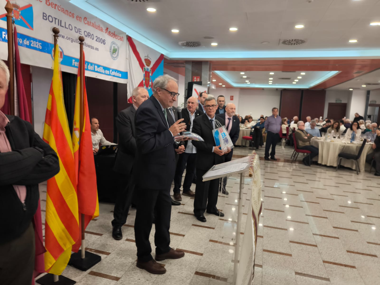 Olegario Ramón y los asistentes