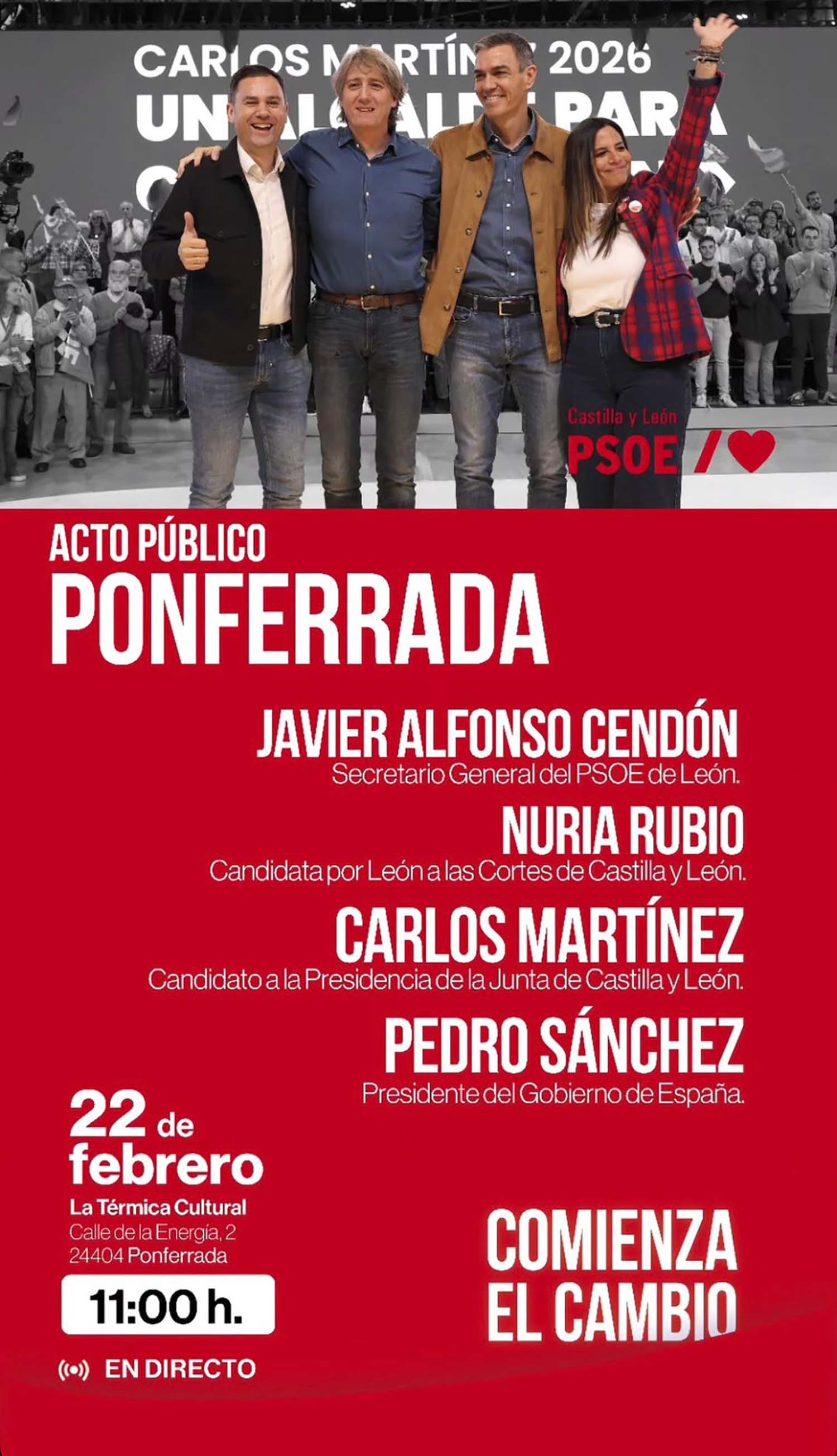 Acto público Ponferrada