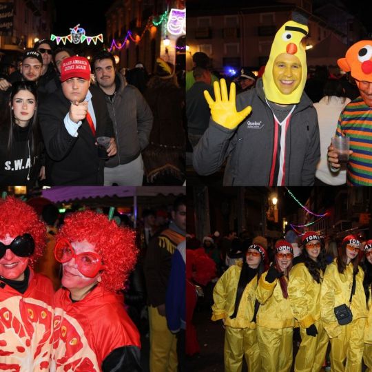 La Bañeza vive una Noche Bruja llena de color y música como antesala del desfile de Carnaval