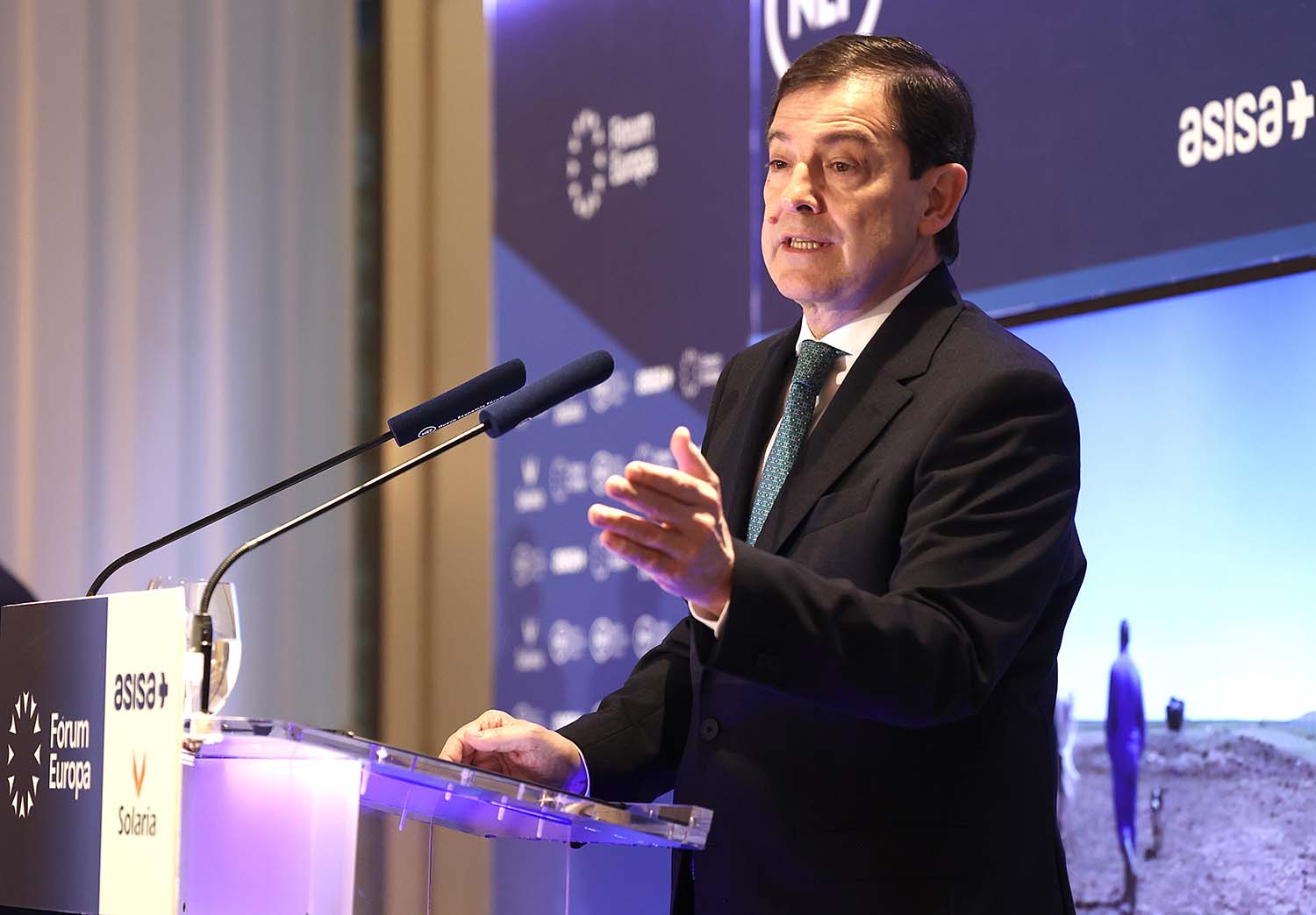 Juan Lázaro / ICAL . El presidente del Partido Popular de Castilla y León y candidato a la Presidencia de la Junta, Alfonso Fernández Mañueco