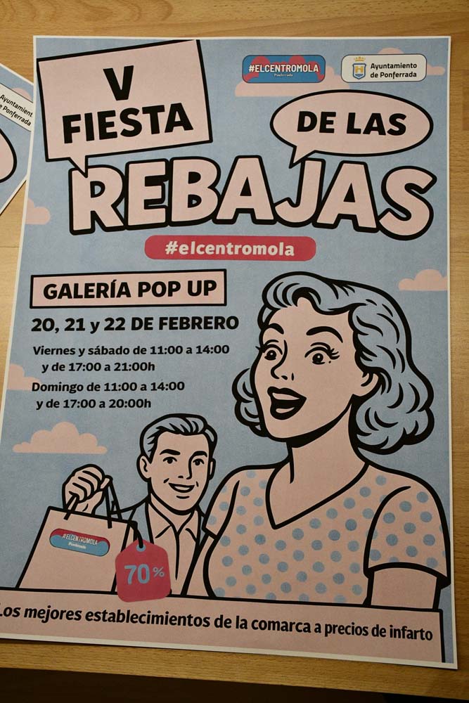Presentación de la Fiesta de las rebajas de Ponferrada del Centro Mola (4)