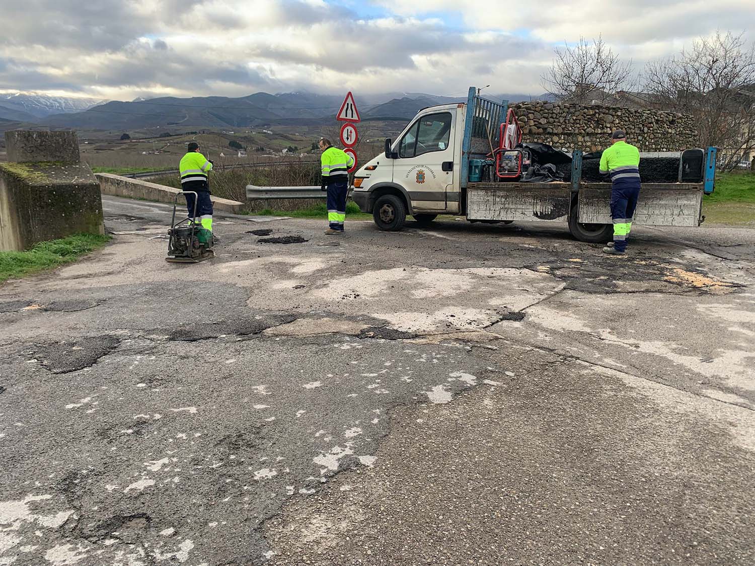 Plan contra los baches del ayuntamiento de Ponferrada