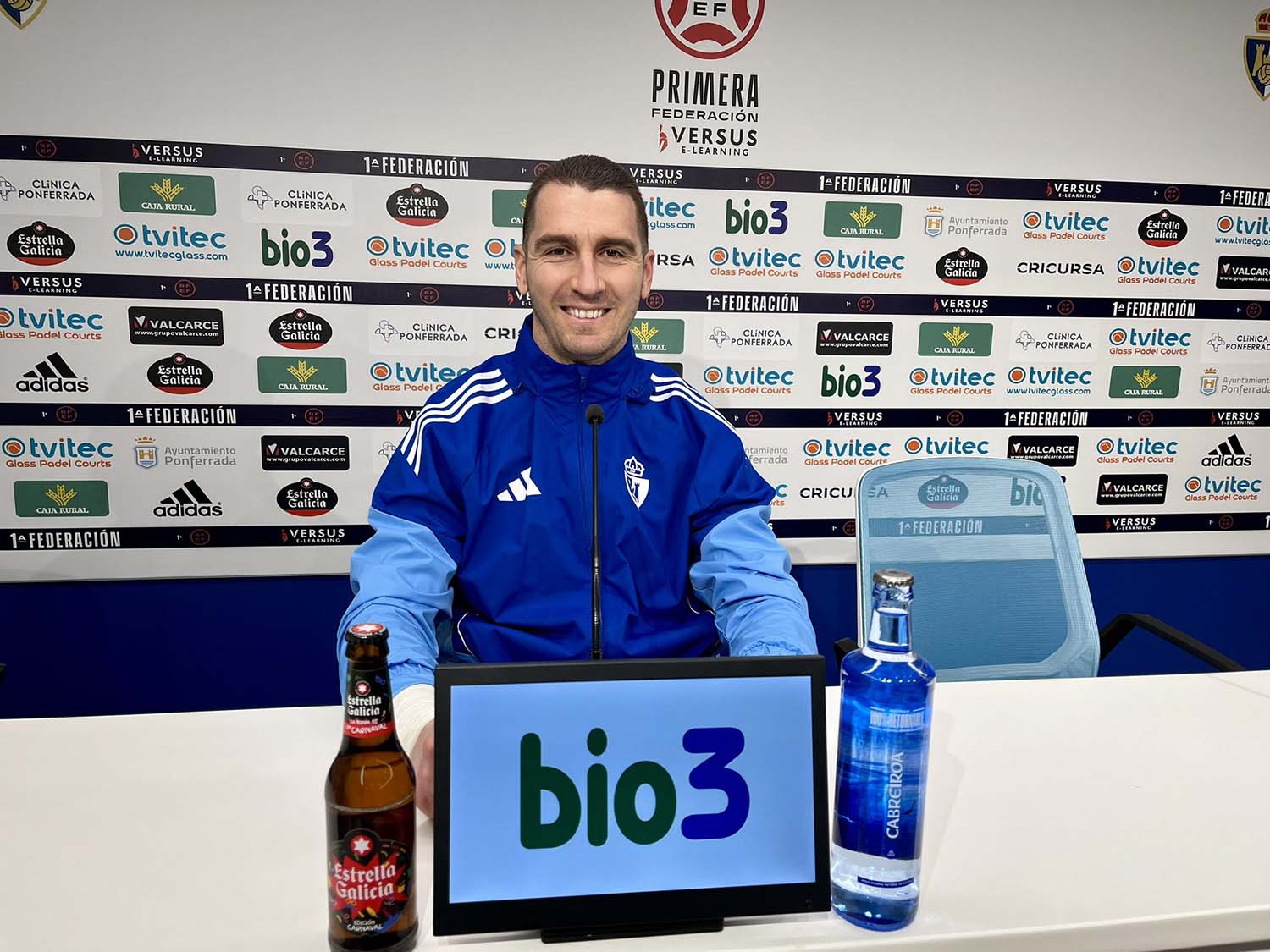 Andrés Prieto, portero de la Deportiva Ponferradina.