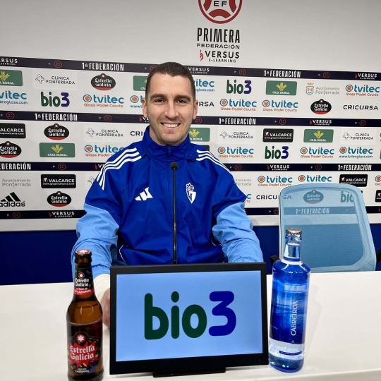 Andrés Prieto, portero de la Deportiva Ponferradina.