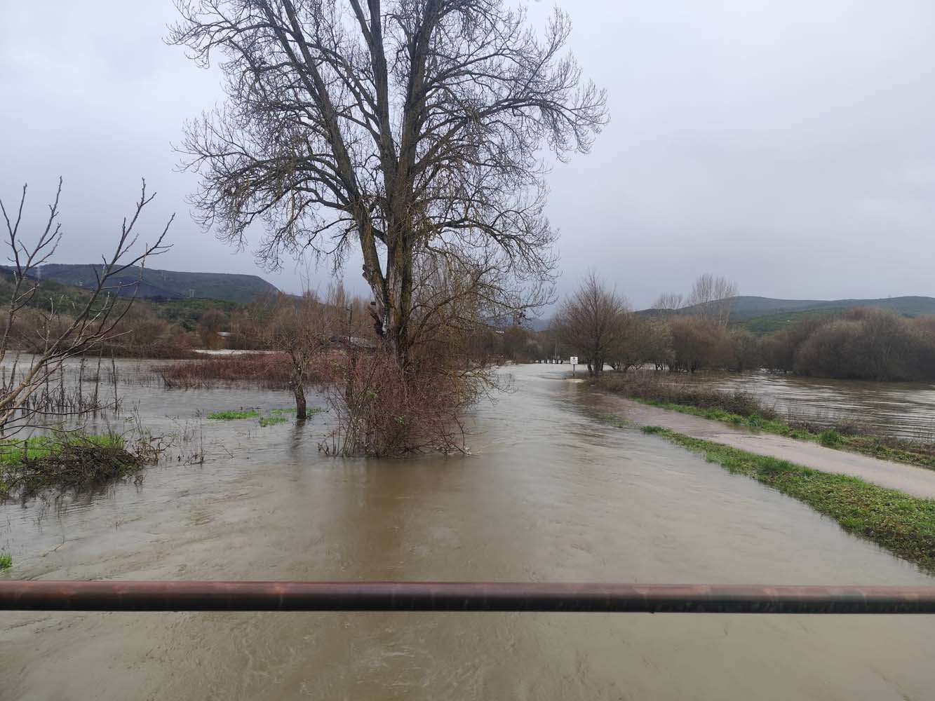 Crecida del lago de Carucedo 