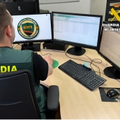 Foto archivo de una operación de la Guardia Civil
