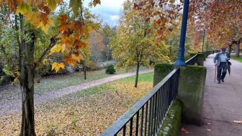 Parque de la concordia y el río Sil Parque de la concordia y el río Sil
