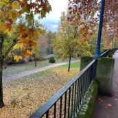 Parque de la concordia y el río Sil Parque de la concordia y el río Sil