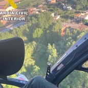 Helicóptero Guardia Civil. Búsqueda desaparecido 