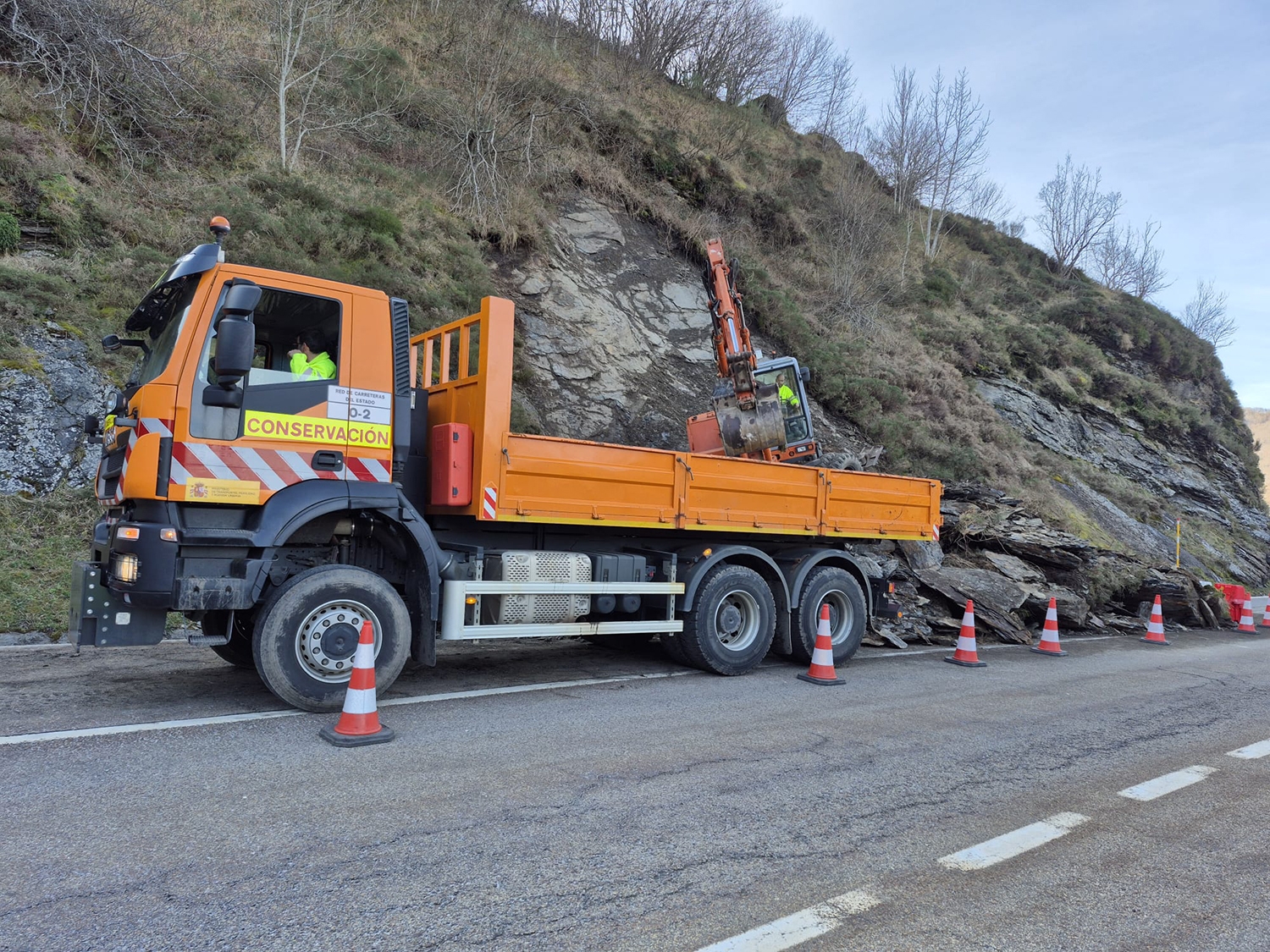 Desprendimiento en el Puerto de Pajares 2